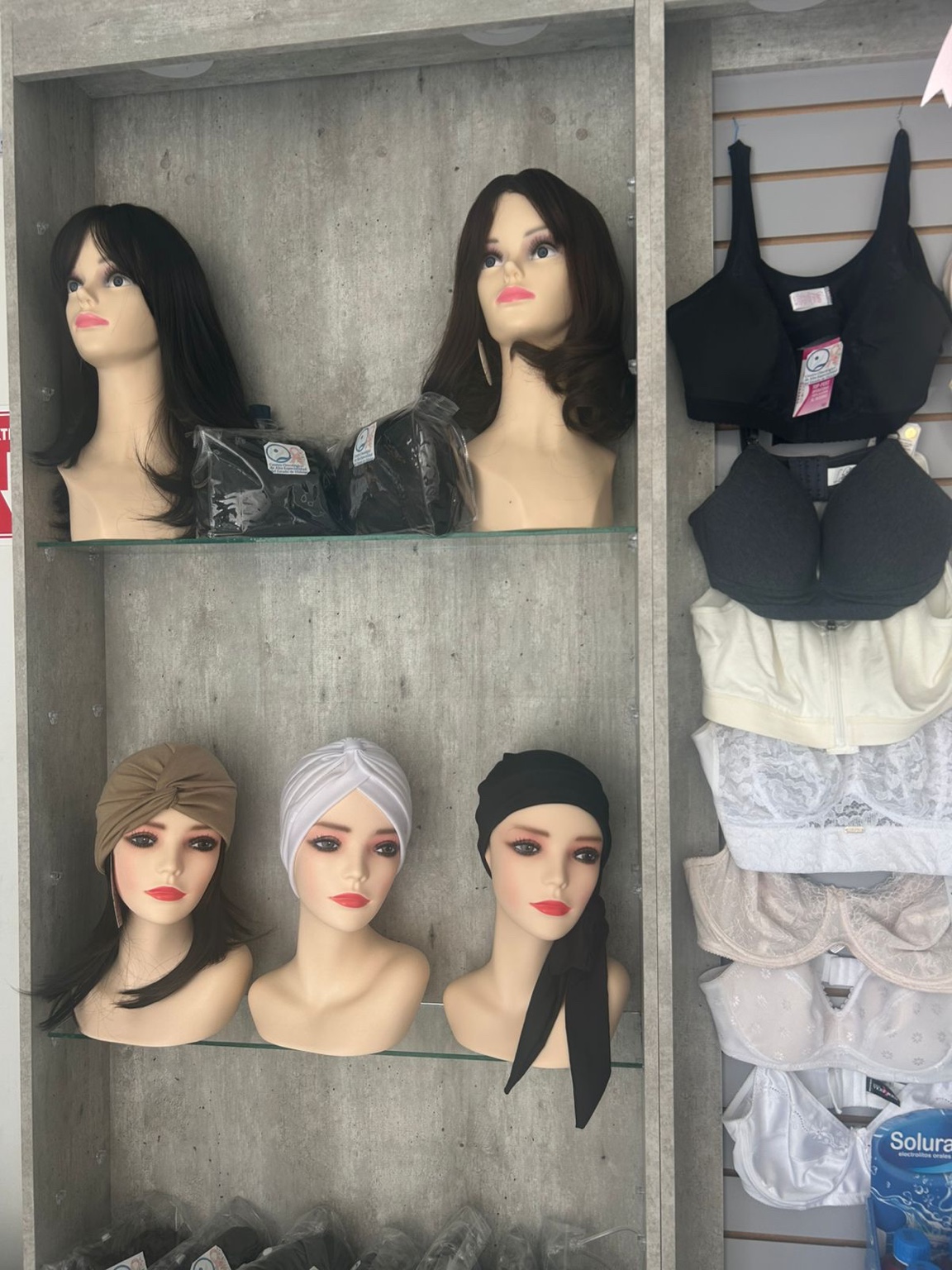 Pelucas oncológicas y turbantes